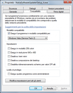 ModalitÃ  compatibilitÃ 